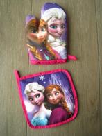 Disney Frozen ovenwant en pannenlap - 2 sets beschikbaar, Ophalen of Verzenden, Gebruikt, Speelkeuken-accessoire