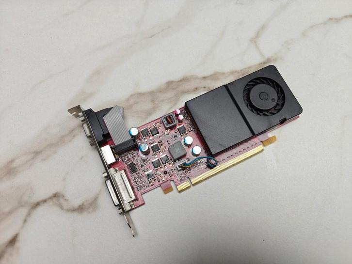 NVIDIA GeForce GT220 – HDMI, DVI,VGA – Low profile, Computers en Software, Videokaarten, Zo goed als nieuw, Nvidia, PCI, DVI, Ophalen