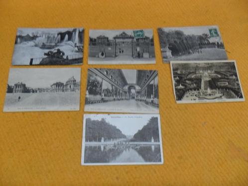 Vintage staat van 7 stuks in Versailles, zie foto's., Verzamelen, Postkaarten | Buitenland, Gelopen, Frankrijk, Ophalen of Verzenden