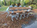 terrastafel, Tuin en Terras, Tuintafels, Ophalen, Gebruikt, Rechthoekig, Hout