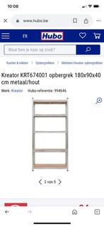 opbergrek kliksysteem incl planken, Ophalen, Gebruikt, Overige typen