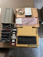 Lot vintage computer diskette, printer, keyboard, Computers en Software, Ophalen, Gebruikt