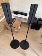 2x IKEA SYMFONISK Standaard voor boekenplankspeaker, zwart, Audio, Tv en Foto, Luidsprekerboxen, Ophalen, Zo goed als nieuw, Overige typen
