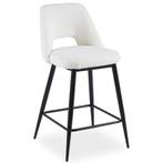 gestoffeerde barstoel, Huis en Inrichting, Barkrukken, Ophalen, Zo goed als nieuw, Metaal