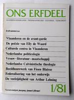 BLAISSE LEHNING VAN DEN BROECK STREUVELS DE WAARD VAN EYCK, Boeken, Tijdschriften en Kranten, Ophalen of Verzenden, Gelezen, Overige typen