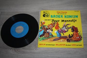 Walt Disney single , het verhaal van broer konijn + boekje disponible aux enchères