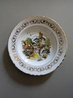 Decoratief bord met dorpsprent, Ophalen of Verzenden