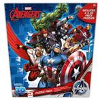 Avengers 4 in 1 3D Superhelden Puzzel - 4 x 24 stukjes, Ophalen of Verzenden, 10 tot 50 stukjes, Nieuw, 2 tot 4 jaar