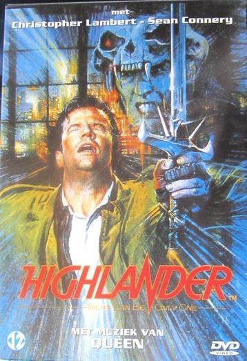 DVD ACTIE- HIGHLANDER (CHRISTOPHER LAMBERT- SEAN CONNERY) beschikbaar voor biedingen