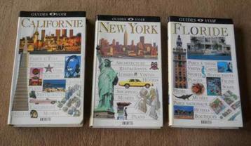 Lot de 3 guides USA : New York - Californie - Floride beschikbaar voor biedingen
