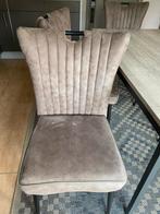6 eetkamerstoelen, Huis en Inrichting, Ophalen, Gebruikt, Stof