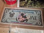 Vintage Disney Mickey dollars 1 van 1987, Collections, Enlèvement ou Envoi, Mickey Mouse, Comme neuf, Autres types