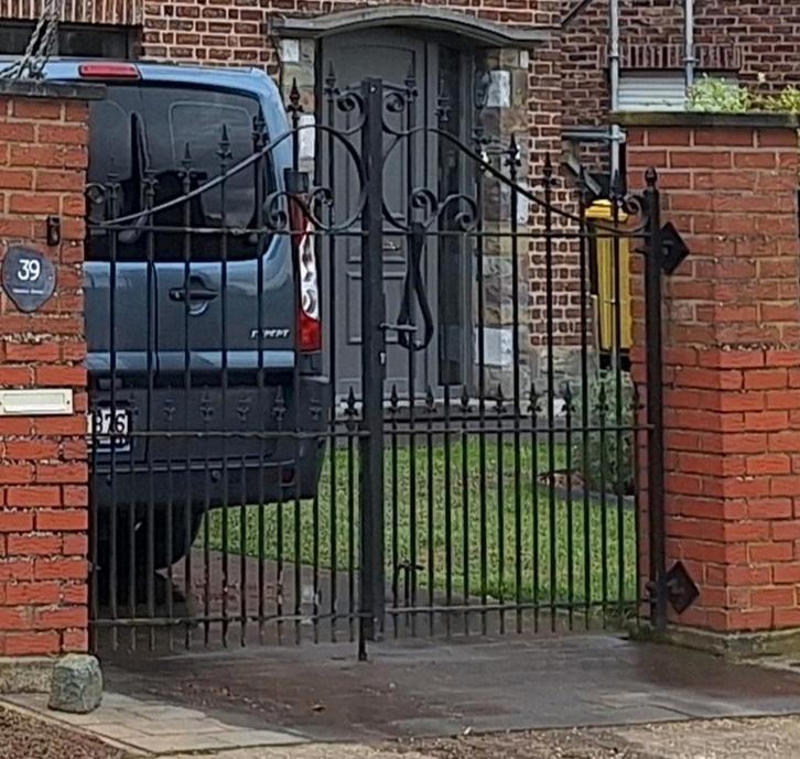 Gegalvaniseerde poort, Tuin en Terras, Tuinpoorten, Gebruikt, Ophalen