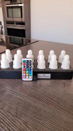 Duni led-lampjes MP-12-E-COLOR ( Multicolor/met afstandsbedi, Ophalen of Verzenden, Zo goed als nieuw