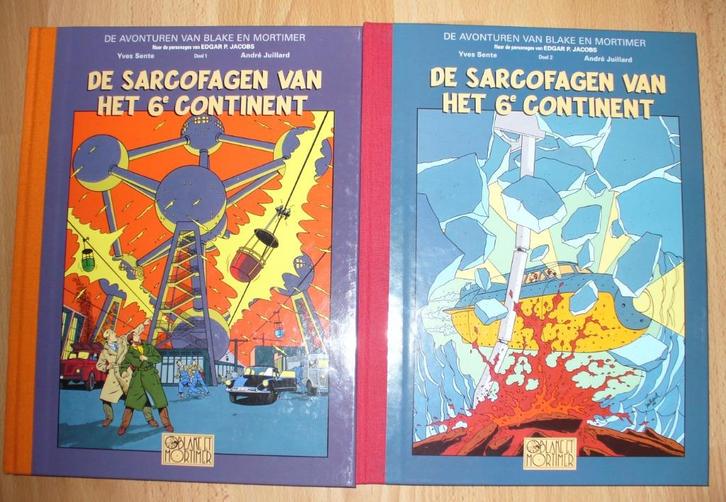 BLAKE EN MORTIMER - SARCOFAGEN 1 & 2 - HC - PERSEX. - JACOBS, Boeken, Stripverhalen, Zo goed als nieuw, Meerdere stripboeken, Ophalen of Verzenden