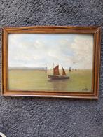 Schilderij olieverf op paneel (1935), Antiek en Kunst, Ophalen of Verzenden