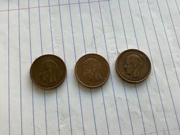 3  Belgische 20 frank munten beschikbaar voor biedingen