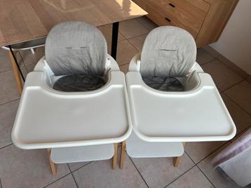 Baby Set + kussen + tafel Stokke Steps, Ophalen, Gebruikt, Meegroeistoel, Stoelverkleiner