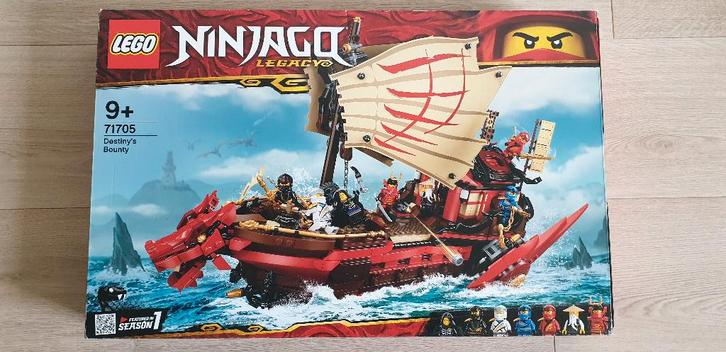 Lego Ninjago #71705 - Destiny's Bounty, Kinderen en Baby's, Speelgoed | Duplo en Lego, Zo goed als nieuw, Lego, Complete set, Ophalen