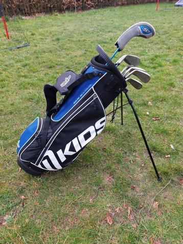 Golf set MKids pro blauw 61"- 155 cm (tas + 8 golfclubs) beschikbaar voor biedingen
