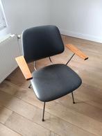 Wim Rietveld designer stoel jaren 60, Huis en Inrichting, Ophalen, Zo goed als nieuw, Grijs, Leer