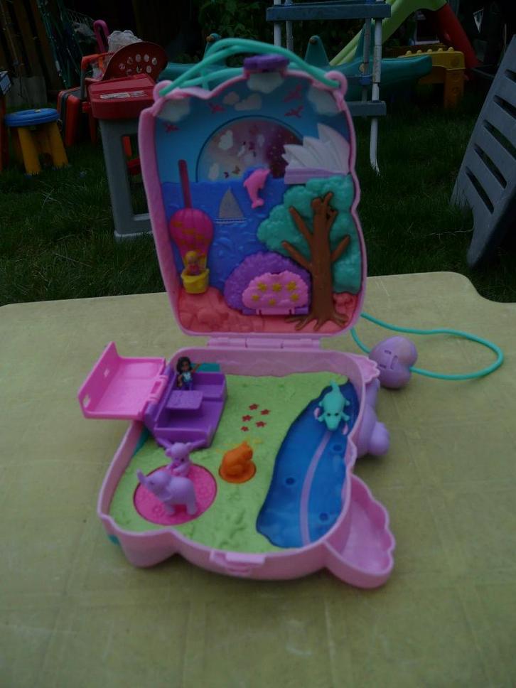 SAC POLY POCKET OURSON DANS LA JUNGLE, Collections, Jouets miniatures, Enlèvement ou Envoi