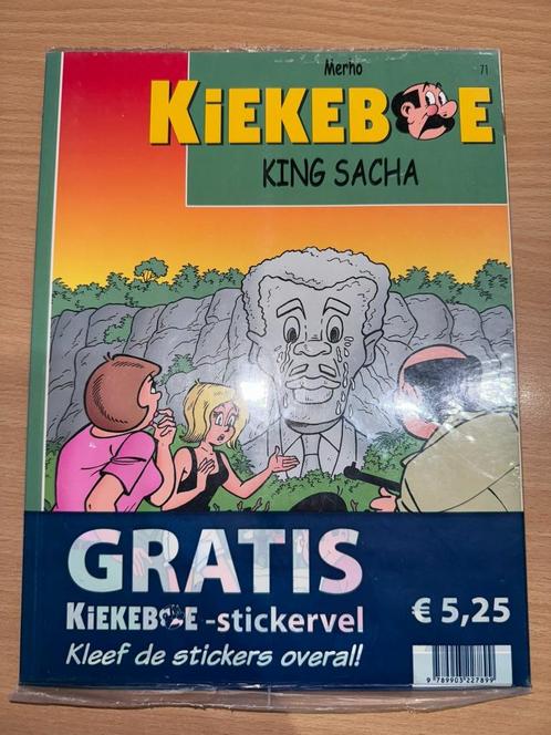 kiekeboe king sacha-2009-in seal met kiekeboe stickervel, Boeken, Stripverhalen, Nieuw, Eén stripboek, Ophalen of Verzenden