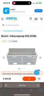 Bosch afzuigkap, Elektronische apparatuur, Afzuigkappen, Ophalen, Zo goed als nieuw, Inbouw