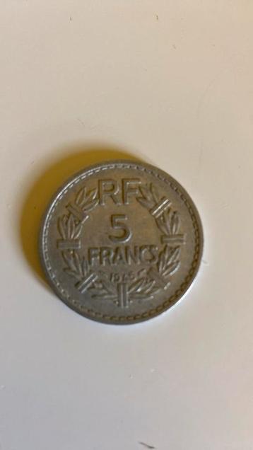 5 francs 1945 Frankrijk beschikbaar voor biedingen