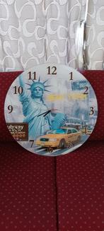Belle horloge américaine en verre, Maison & Meubles, Accessoires pour la Maison | Horloges, Comme neuf, Enlèvement ou Envoi