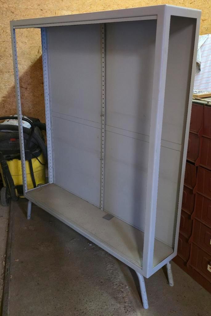 Vintage dokterskast, Huis en Inrichting, Kasten | Vitrinekasten, Zo goed als nieuw, Glas, Ophalen