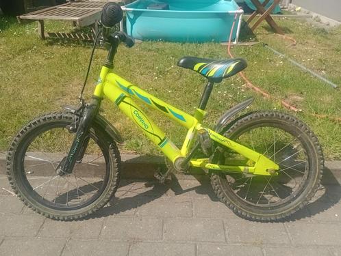 Corvino jongenfiets 16 inch, Fietsen en Brommers, Fietsen | Jongens, Gebruikt, 16 inch, Handrem, Ophalen