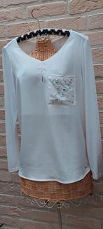 Hemdbloes maat 38 jbc, Kleding | Dames, Blouses en Tunieken, Maat 38/40 (M), Wit, Ophalen of Verzenden, Zo goed als nieuw