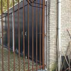 Grote stalen poort, Tuin en Terras, Tuinpoorten, Ophalen, Gebruikt, 200 cm of meer, 150 tot 200 cm