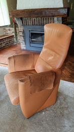 lederen club zetel, Huis en Inrichting, Fauteuils, Ophalen, Gebruikt