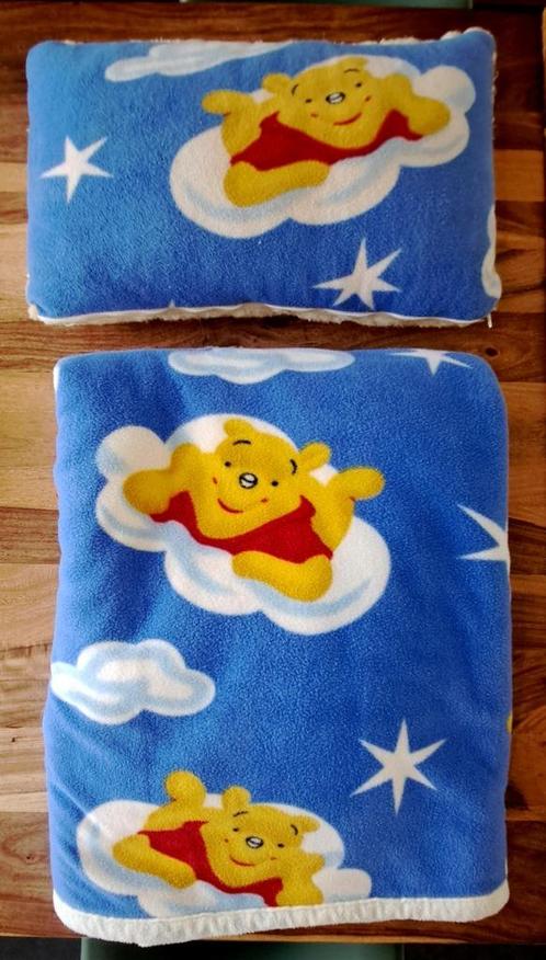 babydekentje + kussen (100% wol), Kinderen en Baby's, Dekens, Slaapzakjes en Inbakerproducten, Zo goed als nieuw, Deken, Ophalen