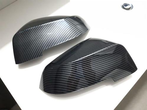 Carbonlook en zwarte spiegel kappen voor BMW 5 6 7 Serie., Auto-onderdelen, Spiegels, BMW, Nieuw, Ophalen of Verzenden