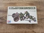 Tamiya 3.7cm Anti-Tank Gun PAK35/36 1/35, Ophalen of Verzenden, Zo goed als nieuw, 1:32 tot 1:50