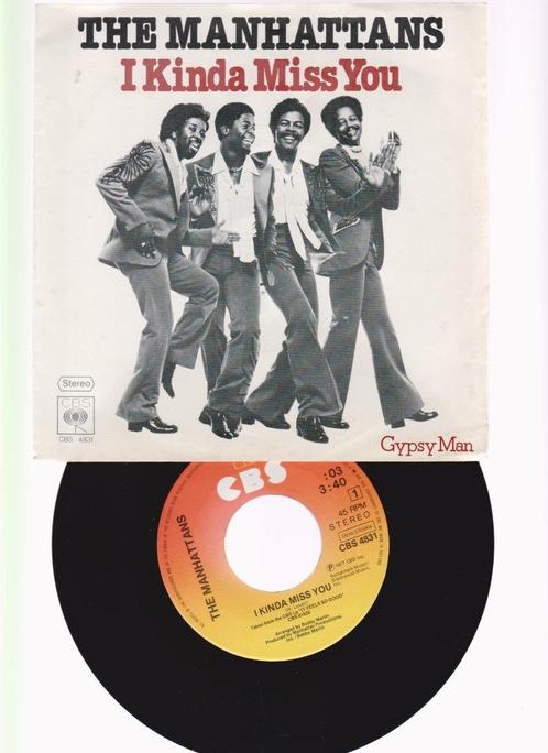 The Manhattans – I Kinda Miss You   1977   Soul, CD & DVD, Vinyles Singles, Comme neuf, Single, R&B et Soul, 7 pouces, Enlèvement ou Envoi