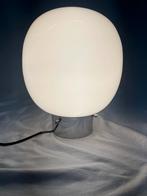 Glashütte Limburg opaal witte glazen plafondlampen space age, Ophalen of Verzenden, Gebruikt