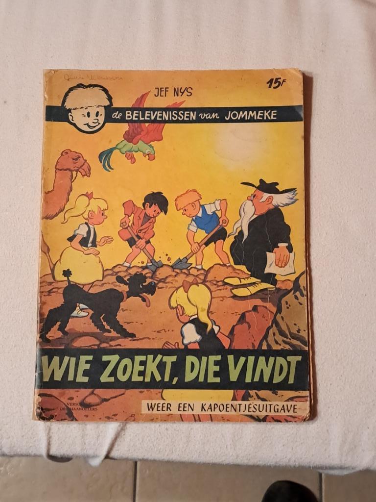 Jommeke wie zoekt, die vindt, Boeken, Stripverhalen, Ophalen of Verzenden