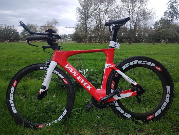 Carbon Tijdritfiets - Triatlonfiets DI2 Ultegra, Fietsen en Brommers, Fietsen | Heren | Sportfietsen en Toerfietsen, Gebruikt