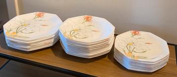 Lot de 36 pièces Arcopal – modèle Floral vintage, Enlèvement ou Envoi, Verre
