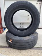 2x Continental 205 65 16C verzwaarde zomerbanden met 7.4 mm, Gebruikt, 16 inch, Banden en Velgen, Zomerbanden