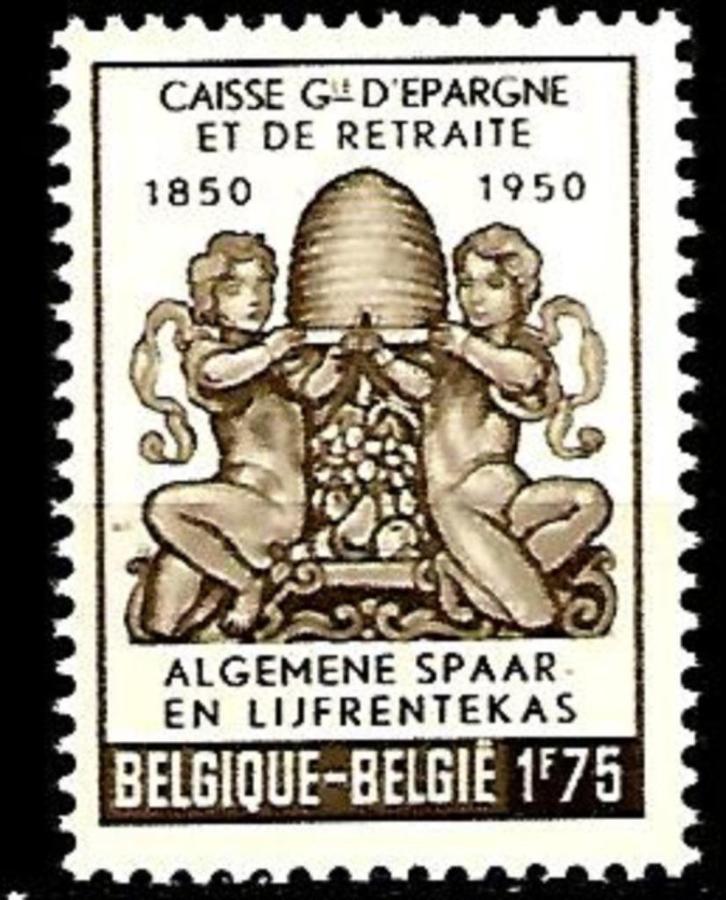 1950 100 j. ASLK OBP 826**, Postzegels en Munten, Postzegels | Europa | België, Postfris, Orginele gom, Overig, Zonder stempel
