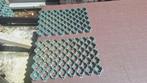 Groene pvc grastegels, Tuin en Terras, Kunststof, Gebruikt, Overige typen, Ophalen of Verzenden