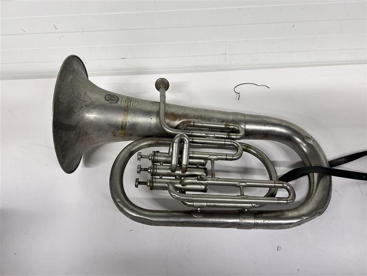 A6935. Tuba / Bariton hoorn, Melchior de Vries, pre-1940, Be, Muziek en Instrumenten, Blaasinstrumenten | Tuba's, Gebruikt, Ophalen of Verzenden