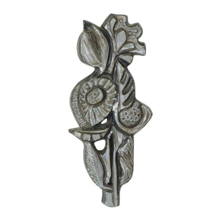 Bloemen Kunstwerk Bas Reliëf Paul Vermeire Perignem, Antiek en Kunst, Kunst | Beelden en Houtsnijwerken, Ophalen of Verzenden