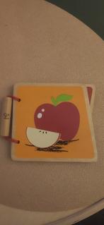 Hape Houten boekje fruit, Kinderen en Baby's, Ophalen, Zo goed als nieuw