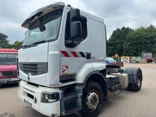 Renault Lander 460 *PTO-INTARDER* (bj 2010), Auto's, Vrachtwagens, Bedrijf, Te koop, Renault, Diesel, Automaat, Wit, Achterwielaandrijving